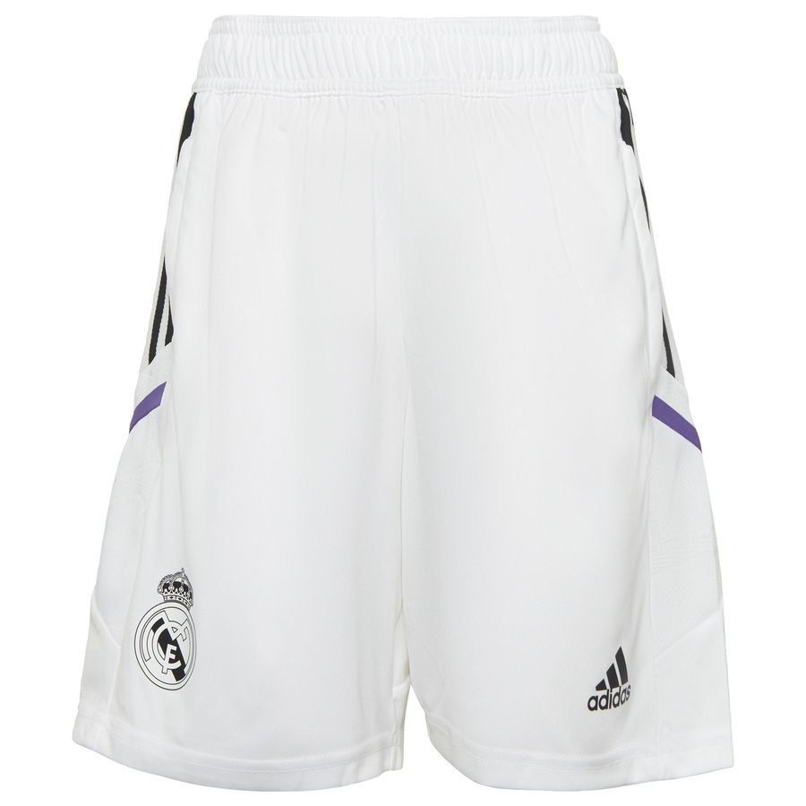 Real Madrid Shorts Condivo 22 - Vit/Svart Barn