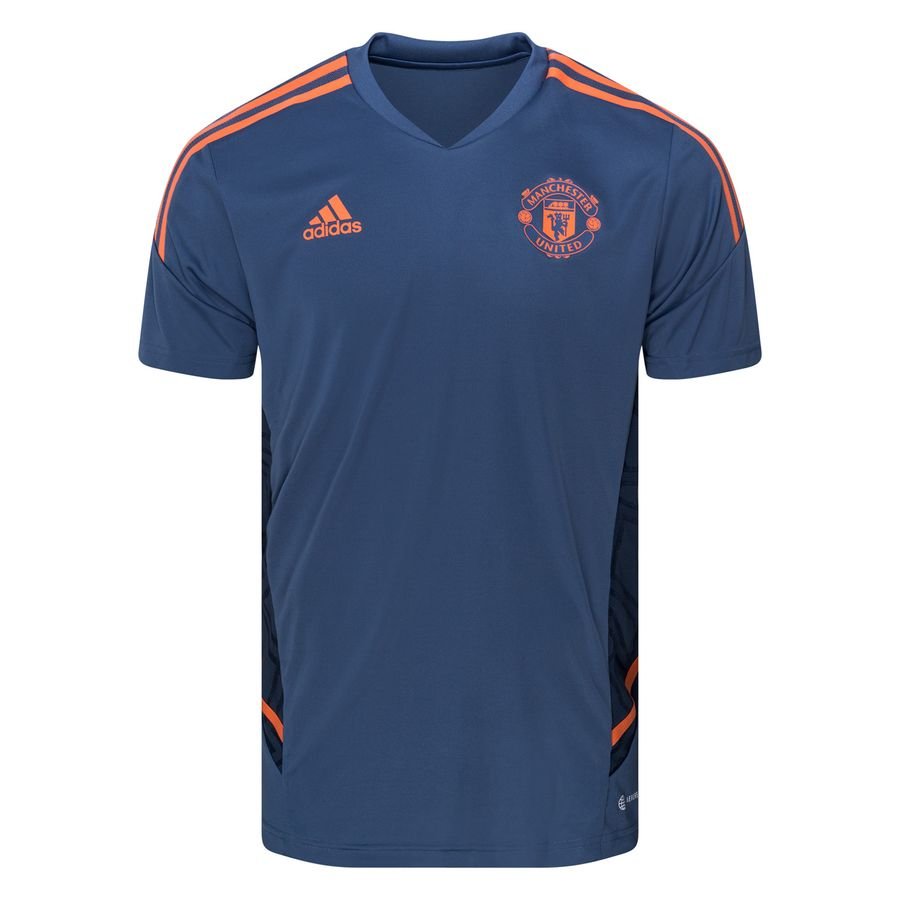Manchester United Tränings T-Shirt Condivo 22 - Blå/Orange