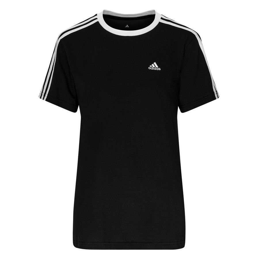 adidas T-Shirt Essentials 3-Stripes - Sort/Hvid Kvinde thumbnail