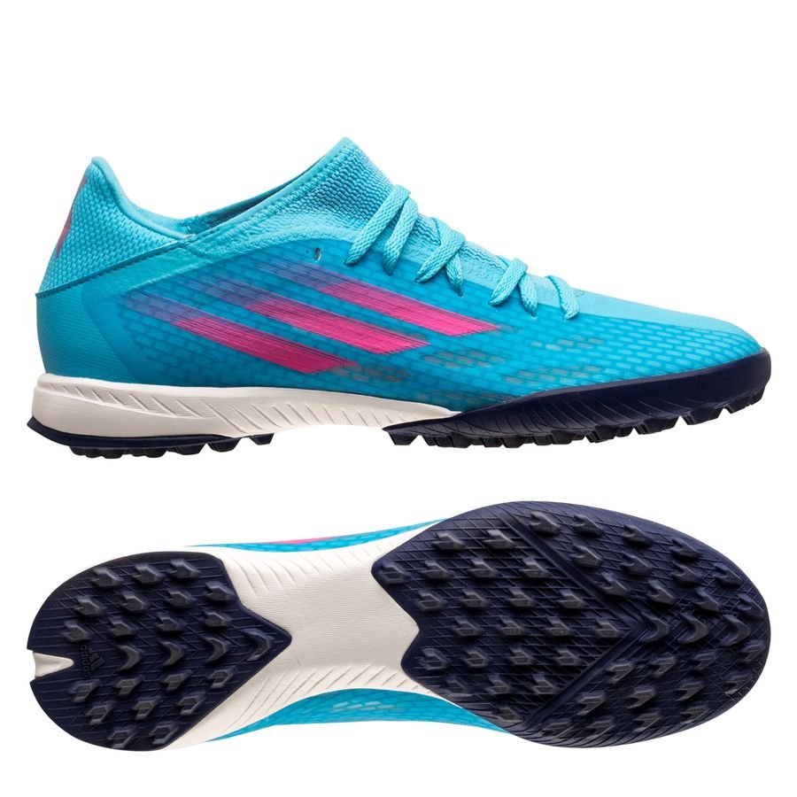 adidas X Speedflow .3 TF Sapphire Edge - Blå/Pink/Hvid