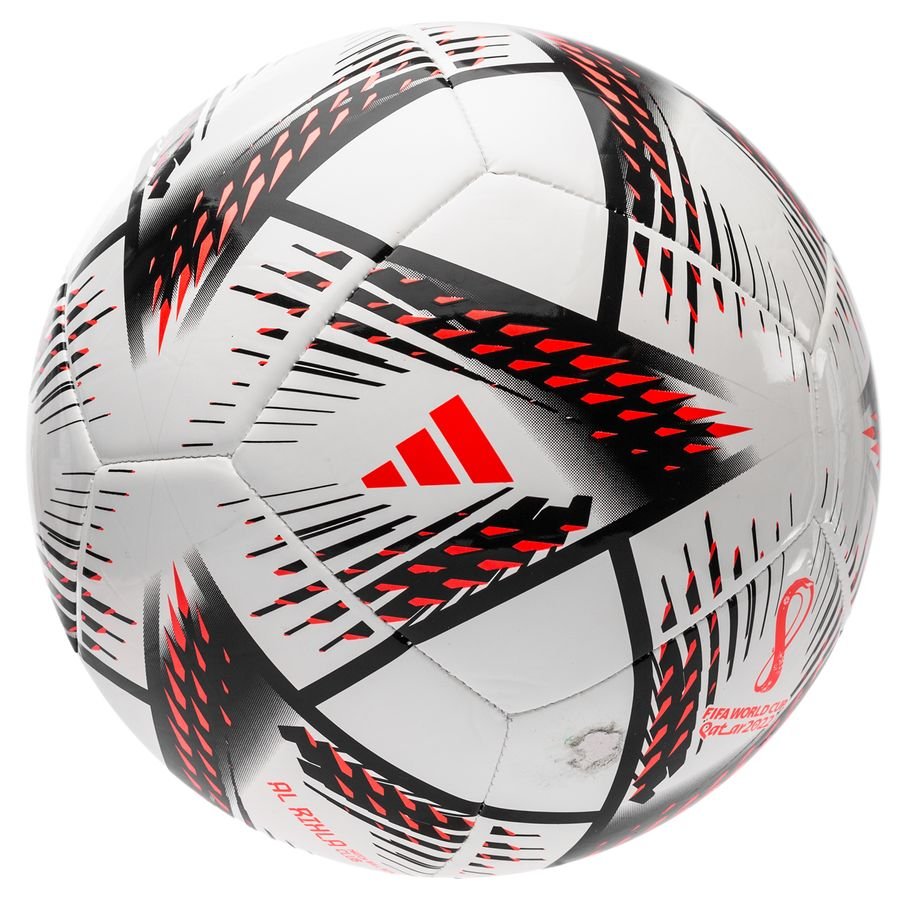 adidas Fotboll Al Rihla Club VM 2022 - Vit/Svart/Röd