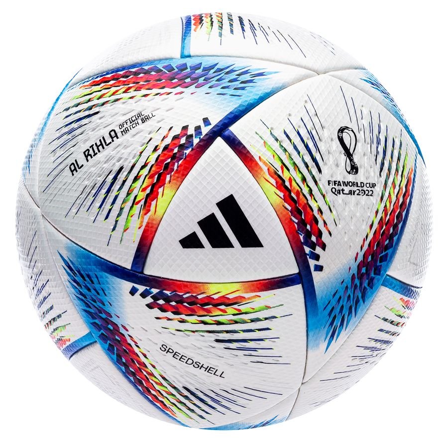 adidas Fodbold Al Rihla Pro VM 2022 Kampbold - Hvid/Lilla