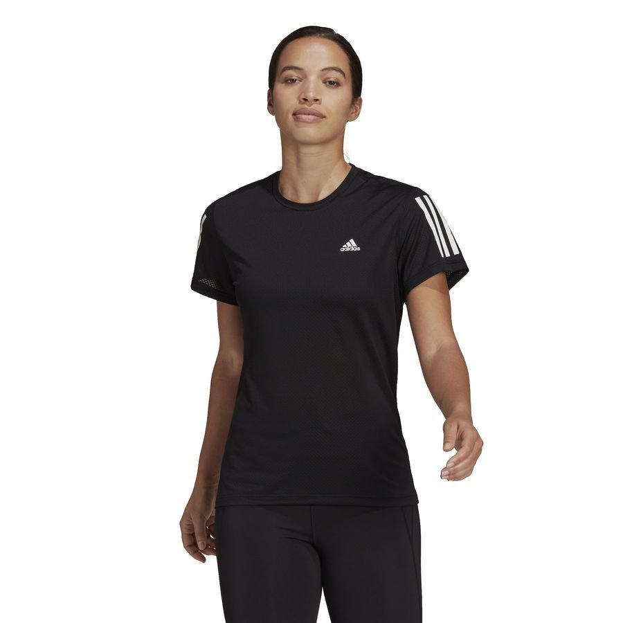 adidas Løbe T-Shirt Own The Run COOLER - Sort/Hvid Kvinde thumbnail