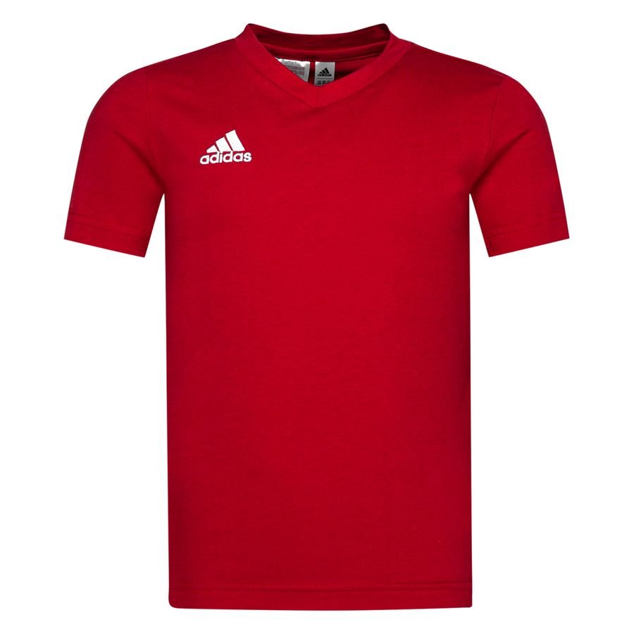 adidas Trænings T-Shirt Entrada 22 - Rød Børn