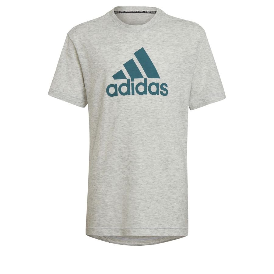 adidas T-Shirt Badge of Sport Summer - Hvid/Grøn Børn thumbnail