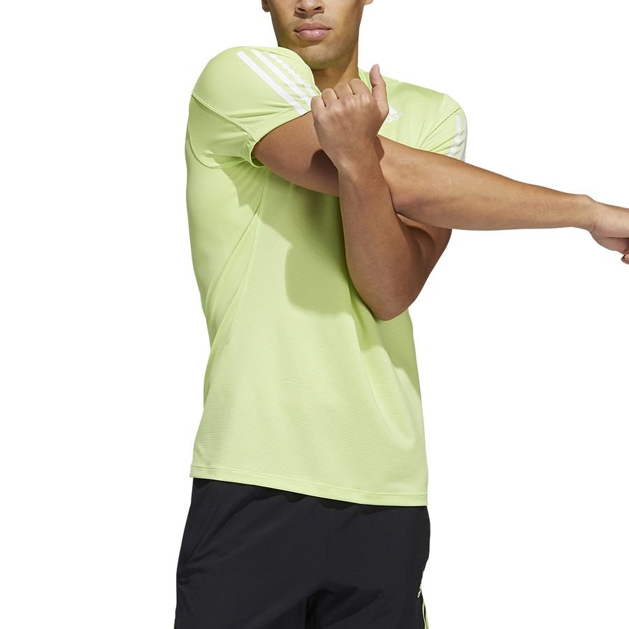 adidas Trænings T-Shirt Aeroready Primeblue 3-Stripes - Gul/Hvid thumbnail