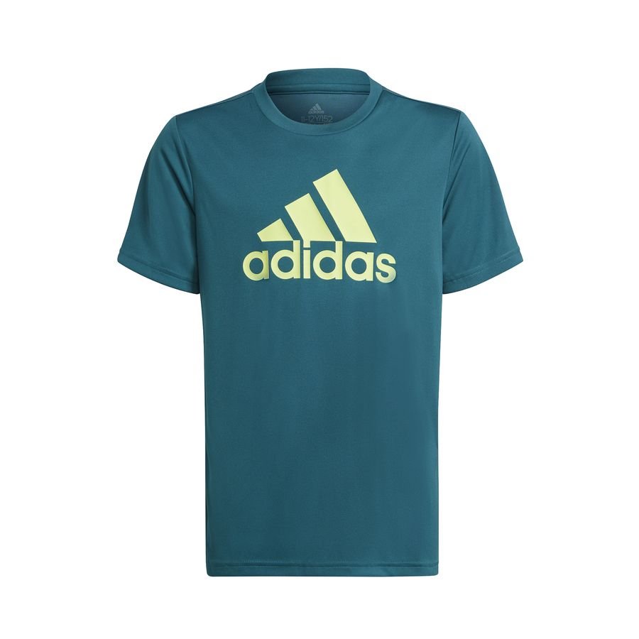 adidas T-Shirt Essentials Big Logo - Grøn/Neon Børn thumbnail