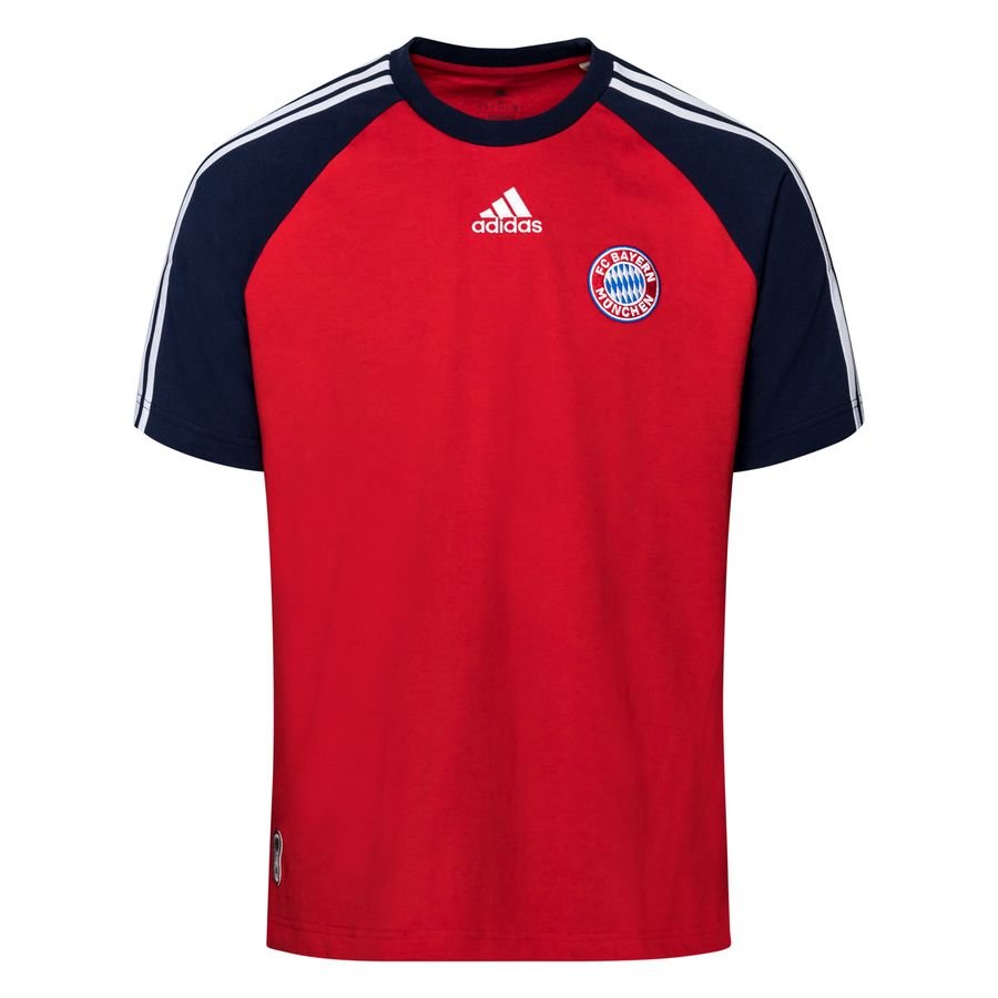 Bayern München T-Shirt Teamgeist - Röd/Navy/Vit