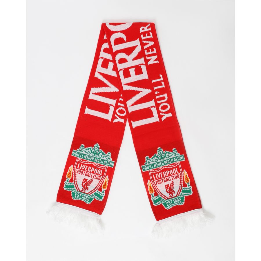 Liverpool Halstørklæde Crest - Rød thumbnail