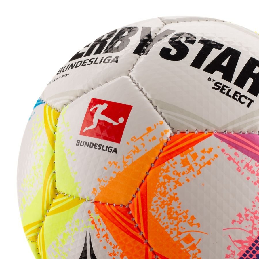 Bundesliga Brillant Derbystar 2022/23 Football Mini - White/Multicolor