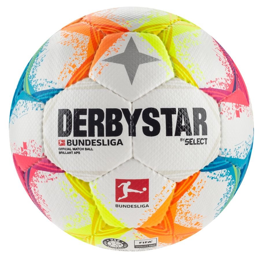 Derbystar Fodbold Brillant APS Bundesliga 2022/23 - Hvid/Multicolor thumbnail