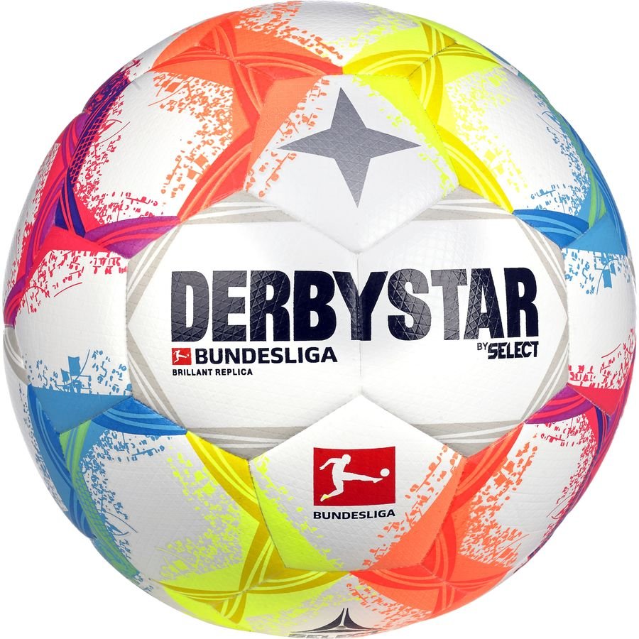 Derbystar Fotboll Brillant Replica V22 Bundesliga 2022/23 - Vit/Multicolor