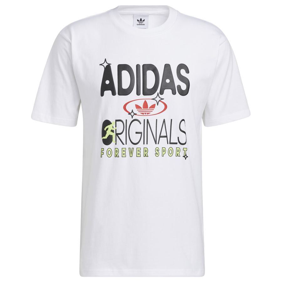 adidas Originals Forever Sport Short Sleeve T-shirt Hvid thumbnail