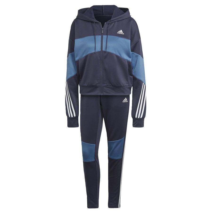 adidas Sportswear Bold Block Track Suit Blue thumbnail