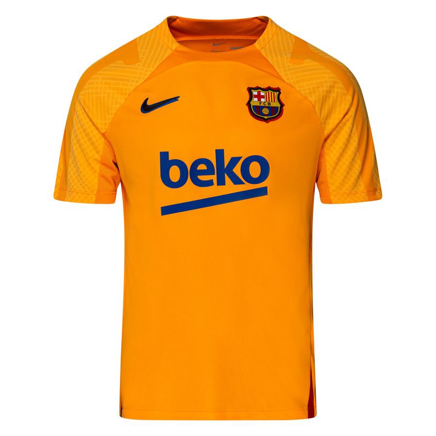 Barcelona Tränings T-Shirt Dri-FIT Strike - Orange/Röd/Svart