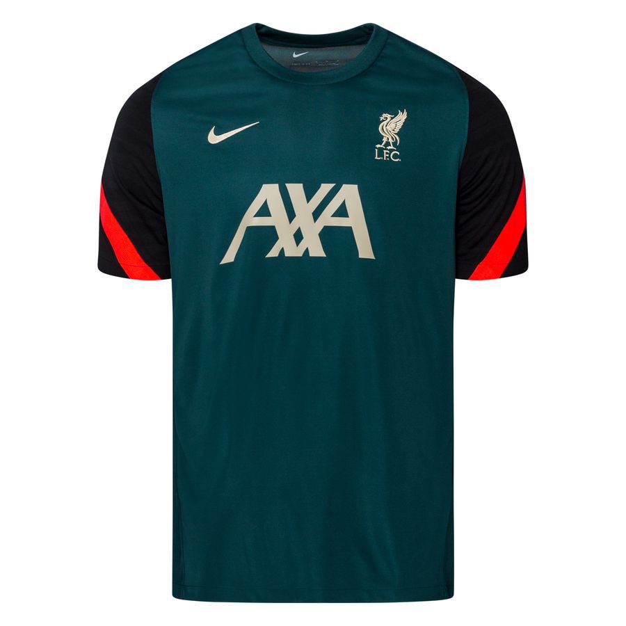 Liverpool Tränings T-Shirt Dri-FIT Strike - Grön/Beige