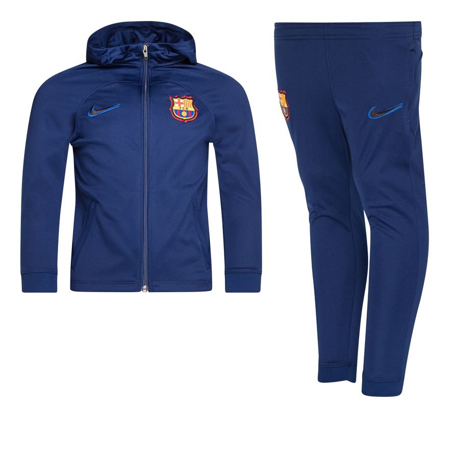 Nike FC Barcelona Strike knit voetbaltrainingspak met Dri FIT voor kleuters Blue Void/Blue Void/Black online kopen