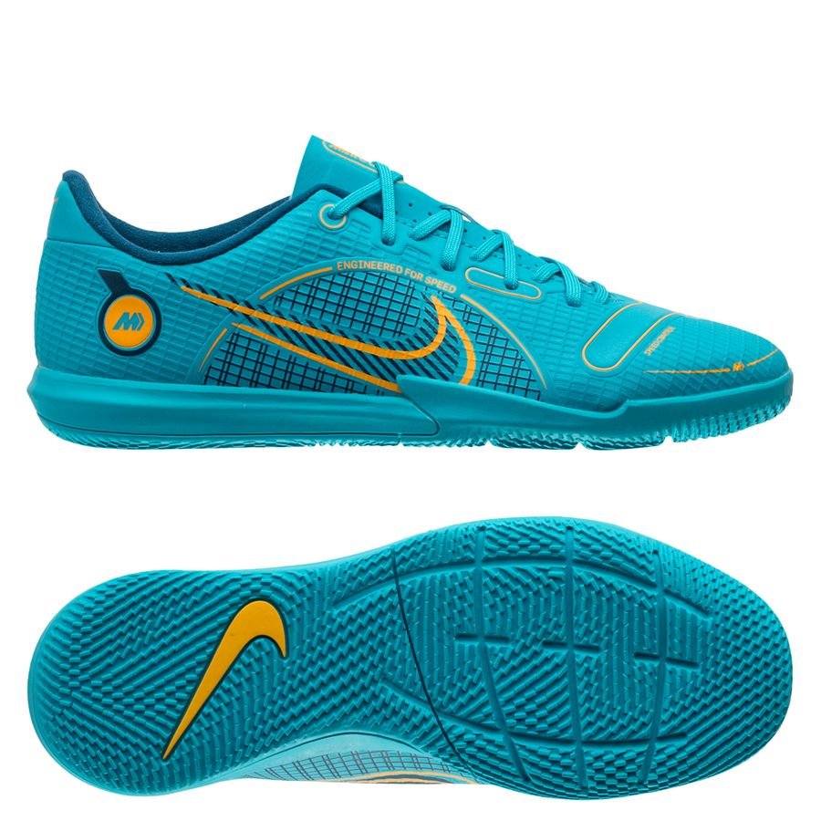 Nike Jr. Mercurial Vapor 14 Academy IC Zaalvoetbalschoenen voor kleuters/kids Blauw online kopen