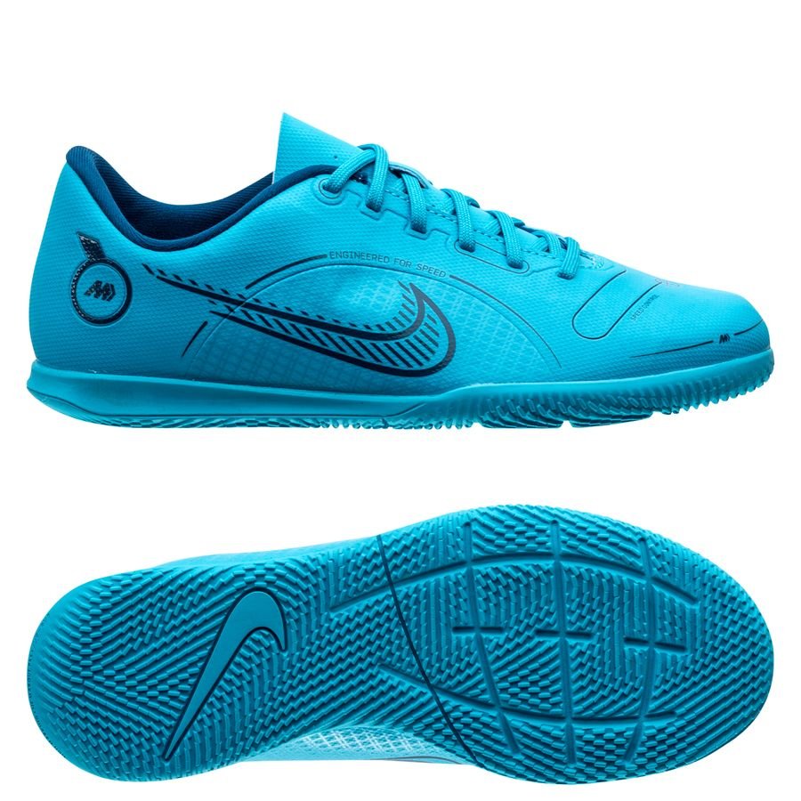 Nike Jr. Mercurial Vapor 14 Club IC Zaalvoetbalschoen voor kleuters/kids Blauw online kopen