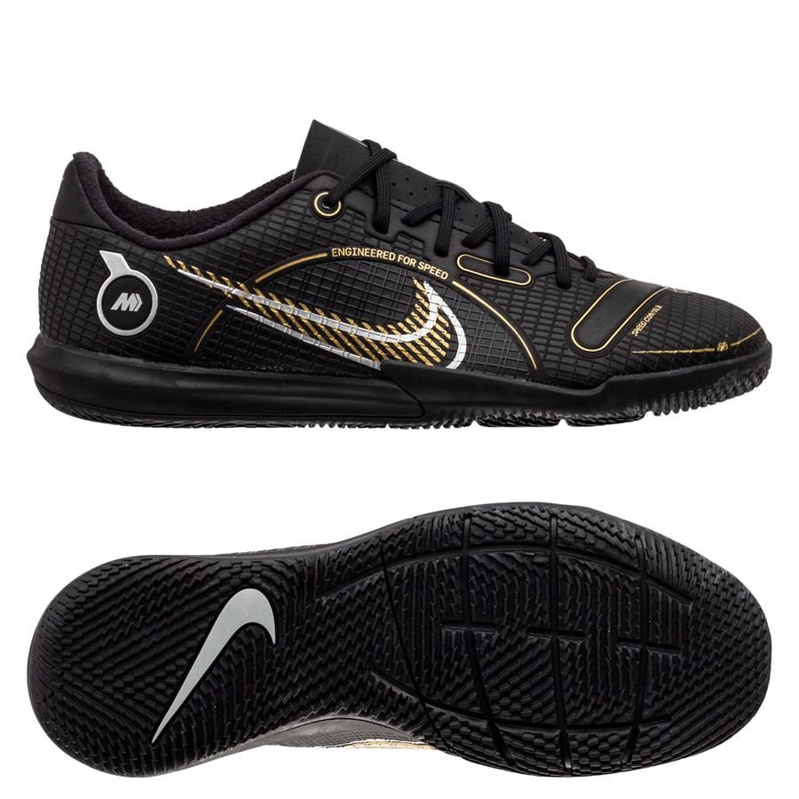 Nike Jr. Mercurial Vapor 14 Academy IC Zaalvoetbalschoenen voor kleuters/kids Zwart online kopen