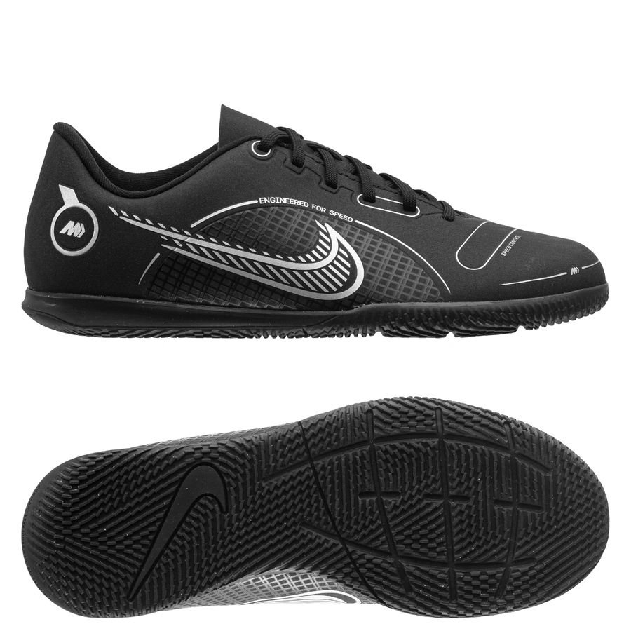 Nike Jr. Mercurial Vapor 14 Club IC Zaalvoetbalschoen voor kleuters/kids Zwart online kopen