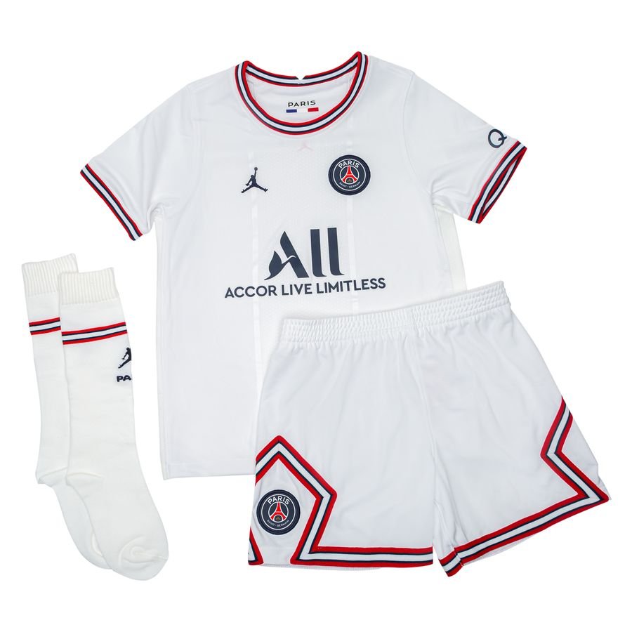 Paris Saint-Germain 4. Trøje Jordan x PSG 2022 Mini-Kit Børn