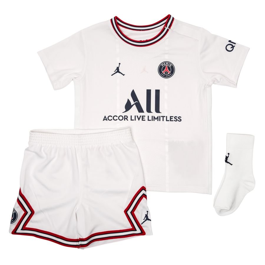 Paris Saint-Germain 4. Trøje Jordan x PSG 2022 Baby-Kit Børn thumbnail