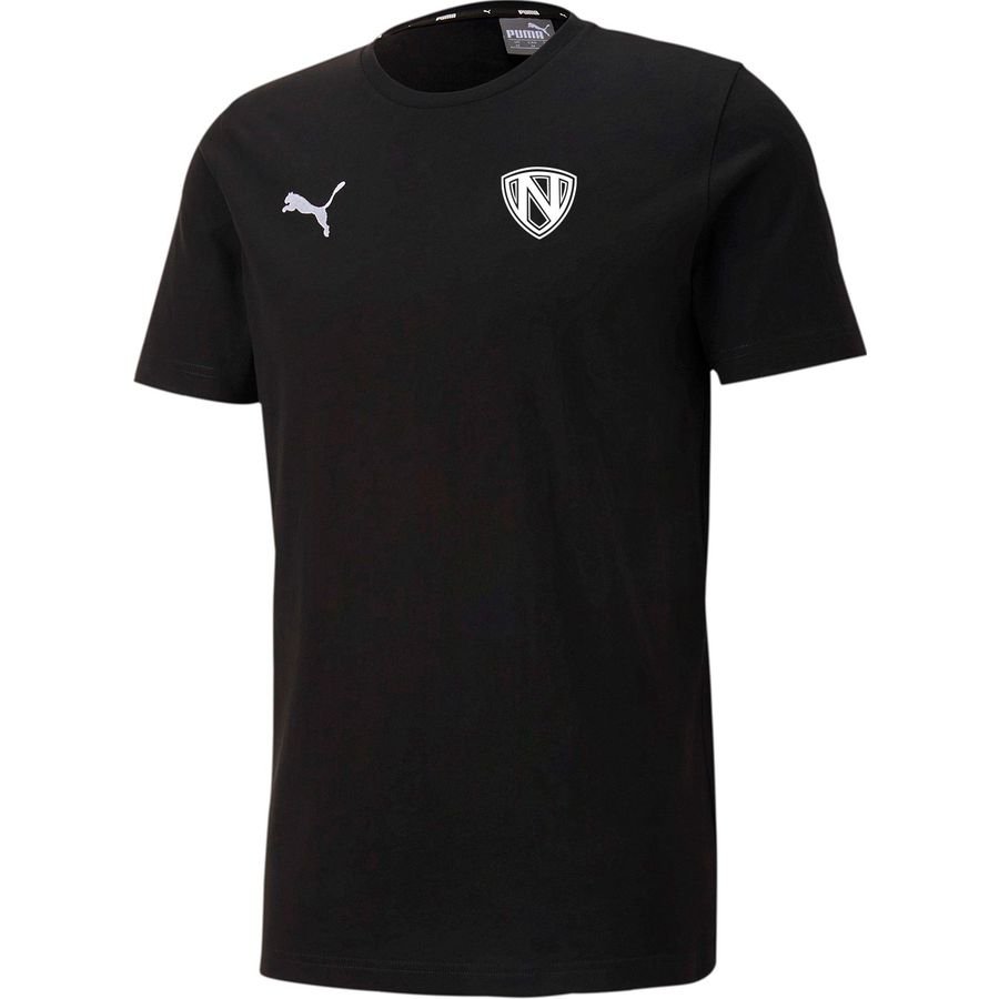 Nyborg G&IF Fodbold Bomulds T-Shirt - Sort/Hvid Børn thumbnail
