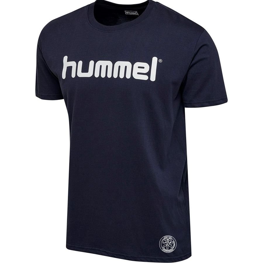 Hummel Go Cotton Logo T-Shirt - Navy Børn thumbnail