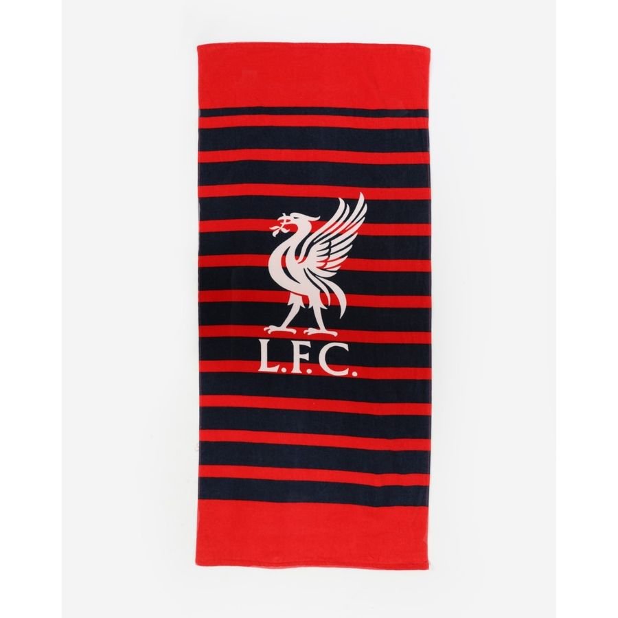 Liverpool Badehåndklæde Liverbird - Rød/Sort thumbnail