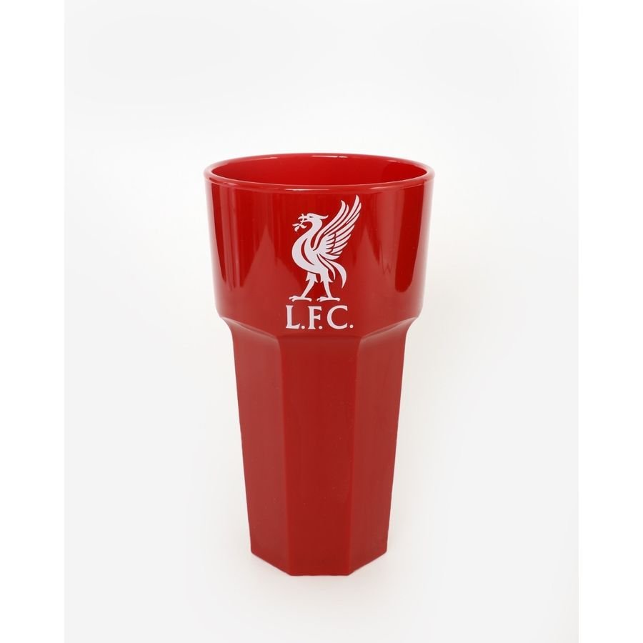 Liverpool Plastik Ølglas - Rød thumbnail