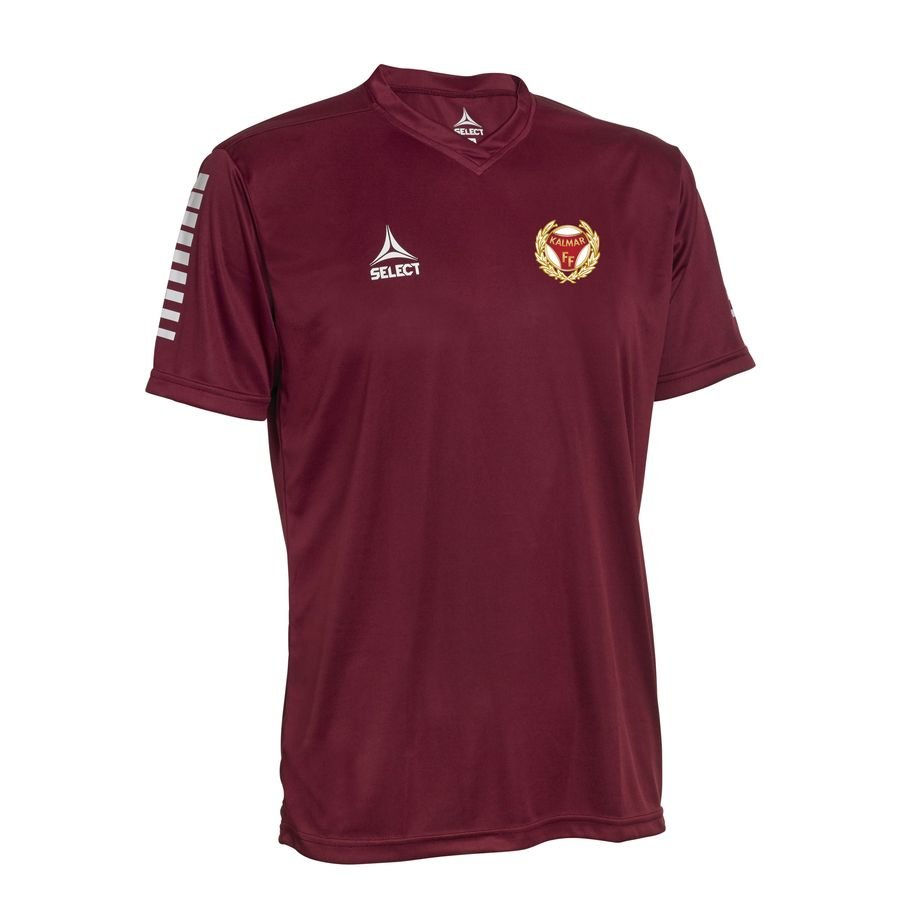 Kalmar FF T-Shirt Ledare - Bordeaux/Vit