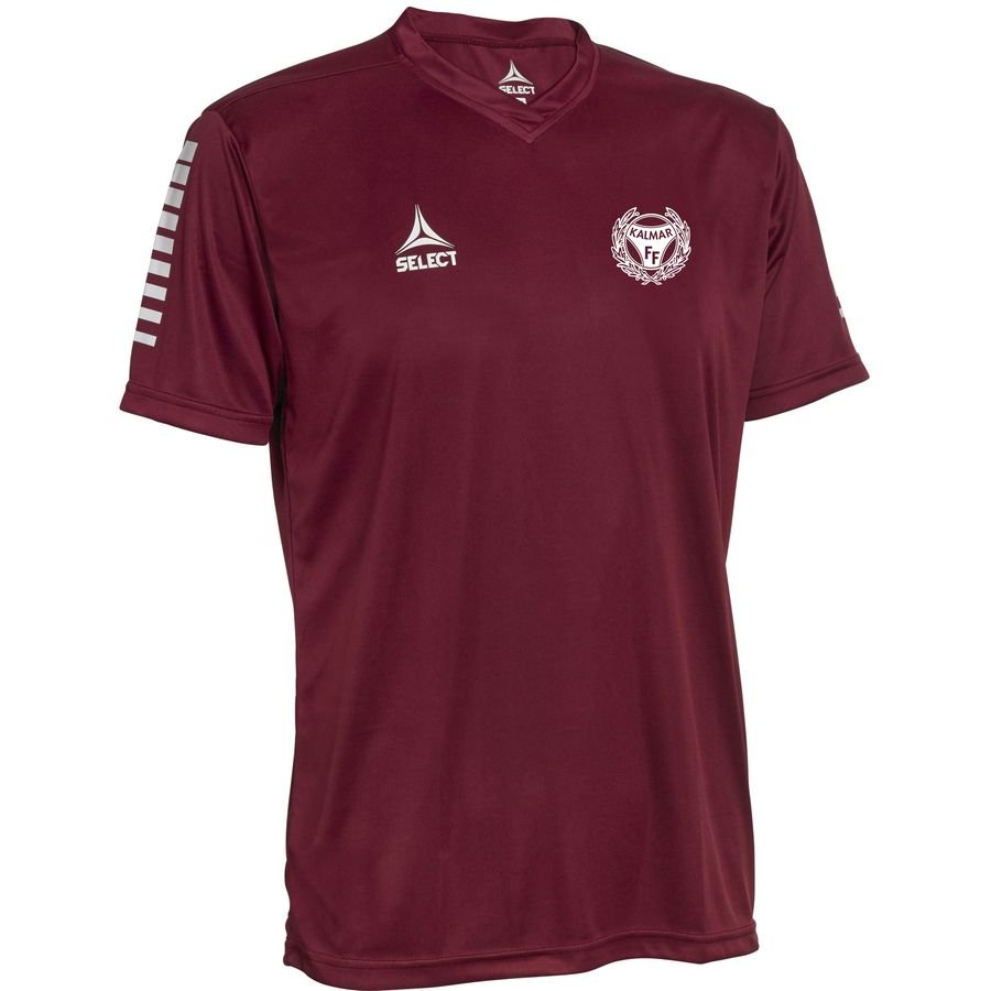 Kalmar FF T-Shirt Ledare - Bordeaux/Vit