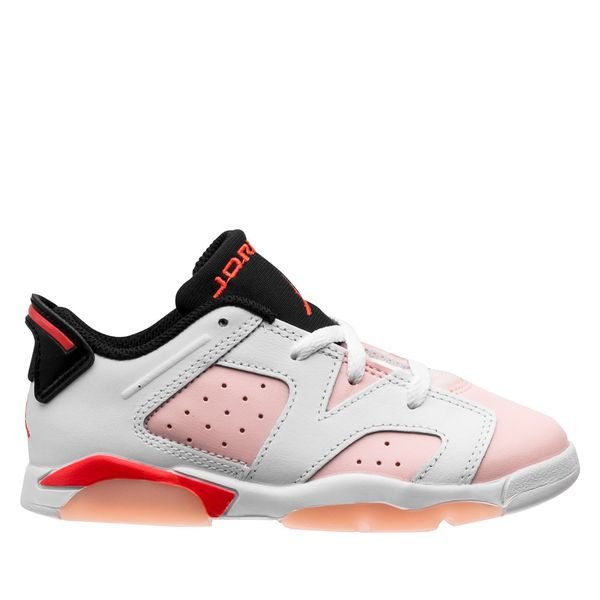 Nike Chaussures Air Jordan 6 Retro Low - Blanc/Gris/Rouge Enfant