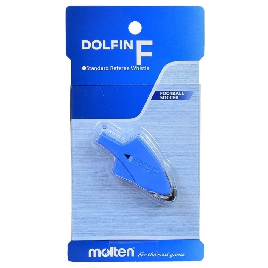 Molten Football Soccer Referee Whistle Dolphin F RA0070-B Blue 