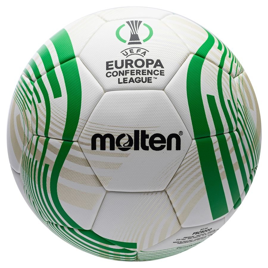 Molten Fotboll Conference League 2021/23 Matchboll - Vit/Grön