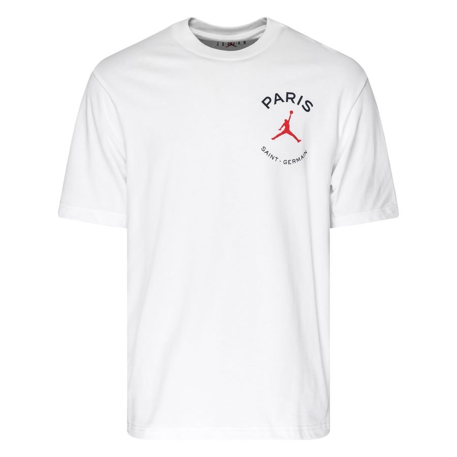 Paris Saint-Germain T-Shirt Logo Jordan x PSG - Vit