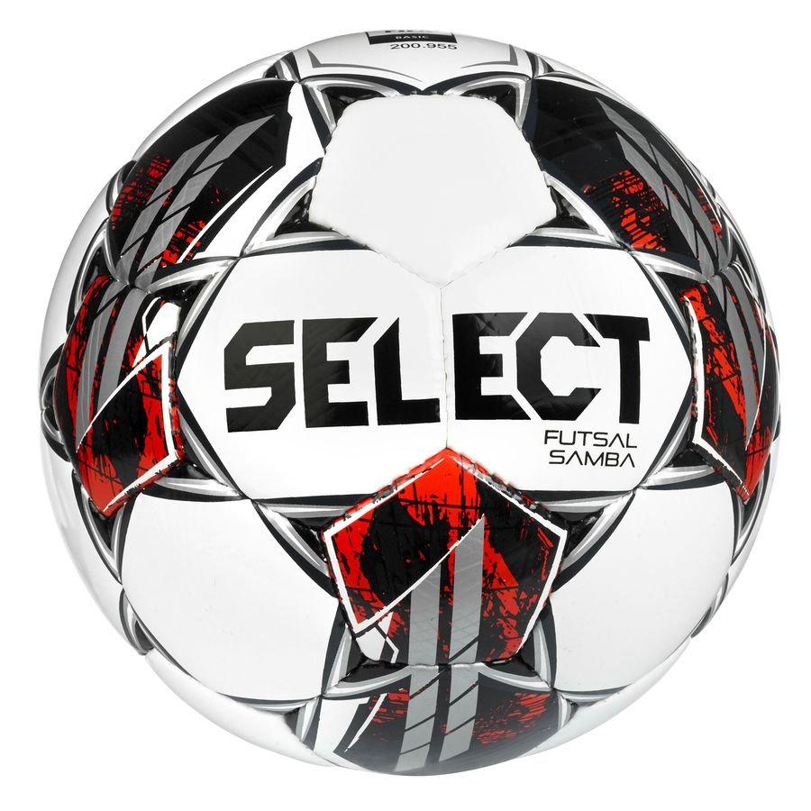 Select Fodbold Futsal Samba V22 - Hvid/Sølv/Rød thumbnail