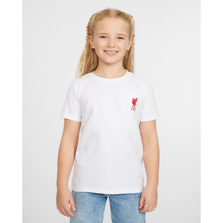 Liverpool T-Shirt Liverbird - Vit Barn