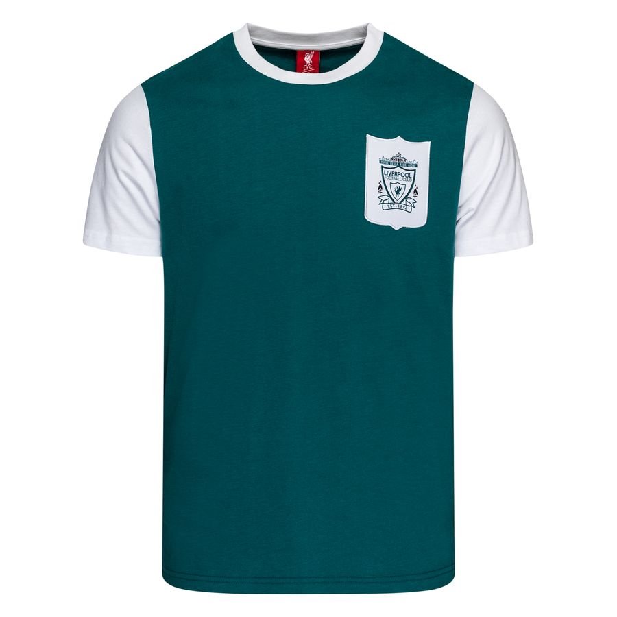 Liverpool T-Shirt Retro - Grön/Vit