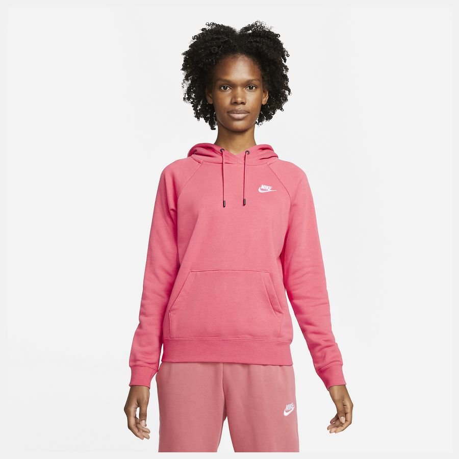 Nike Sportswear Essential-pullover-hættetrøje i fleece til kvinder thumbnail