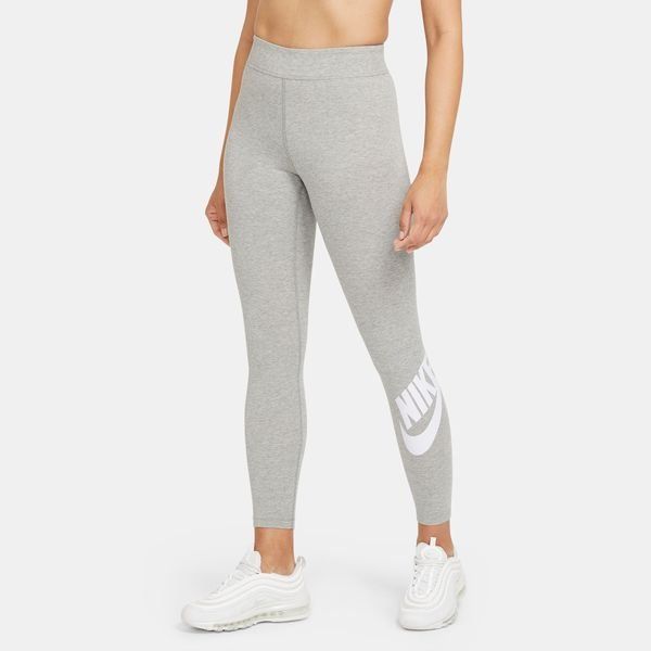 Nike Leggings NSW Essential - Gris/Blanc Femme