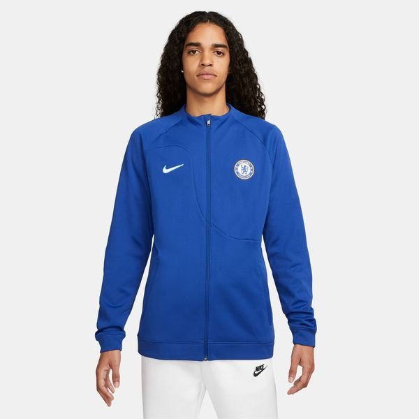 Chelsea Training Jacket Academy Pro Anthem - Rush Blue/White | www ...