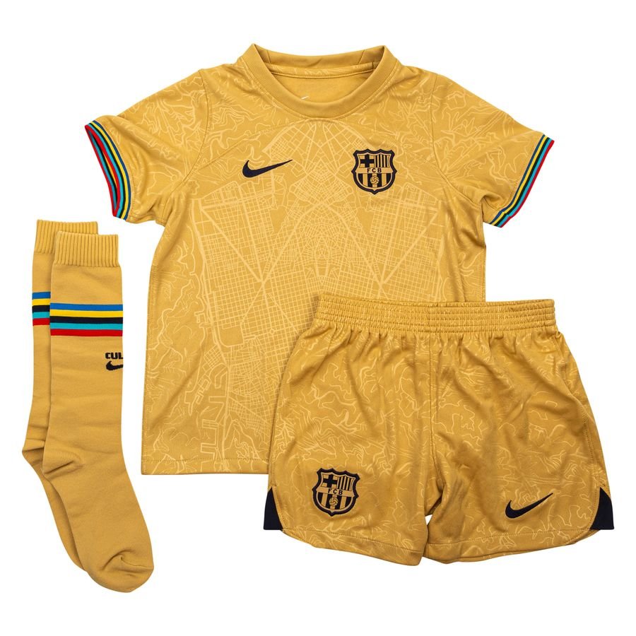 Barcelona Udebanetrøje 2022/23 Mini-Kit Børn