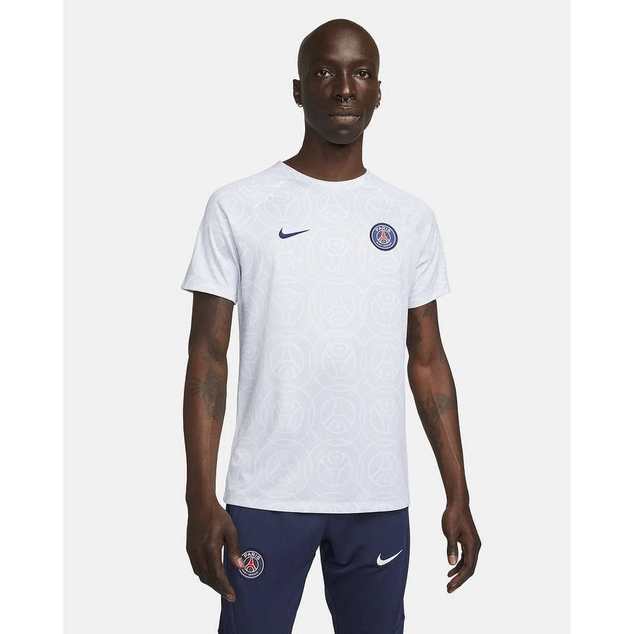 Paris Saint-Germain Trænings T-Shirt Pre-Match - Grå/Navy thumbnail