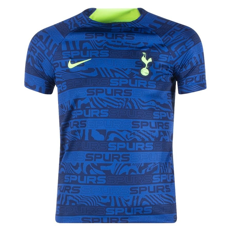 Tottenham Trænings T-Shirt Dri-FIT - Blå/Neon/Neon Børn thumbnail