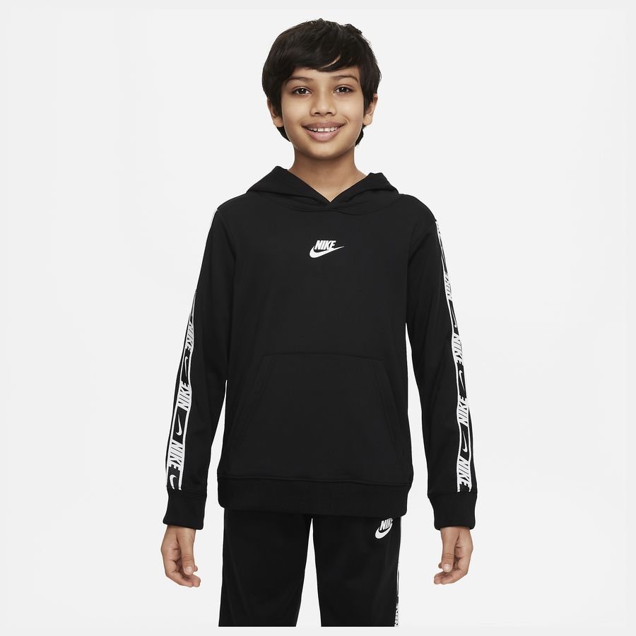 Nike Sportswear Hoodie voor jongens Black/Black/White online kopen