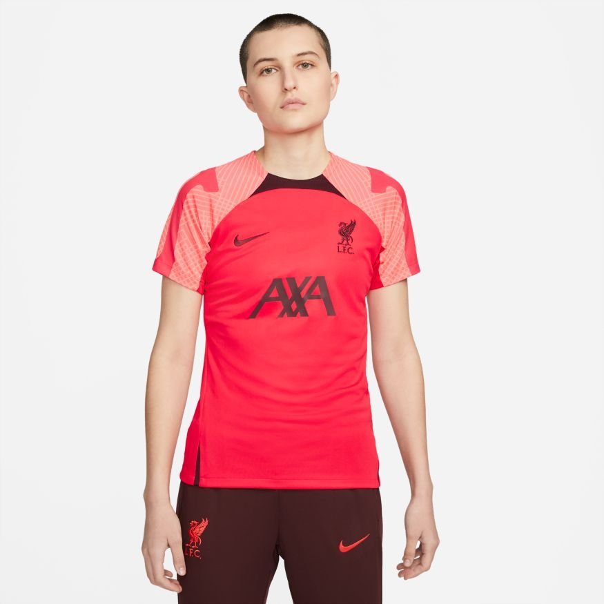 Liverpool Tränings T-Shirt Dri-FIT Strike - Röd/Röd/Svart Dam