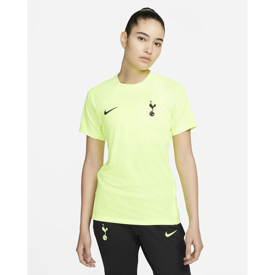 Tottenham Trænings T-Shirt Dri-FIT Strike - Neon/Sort Kvinde