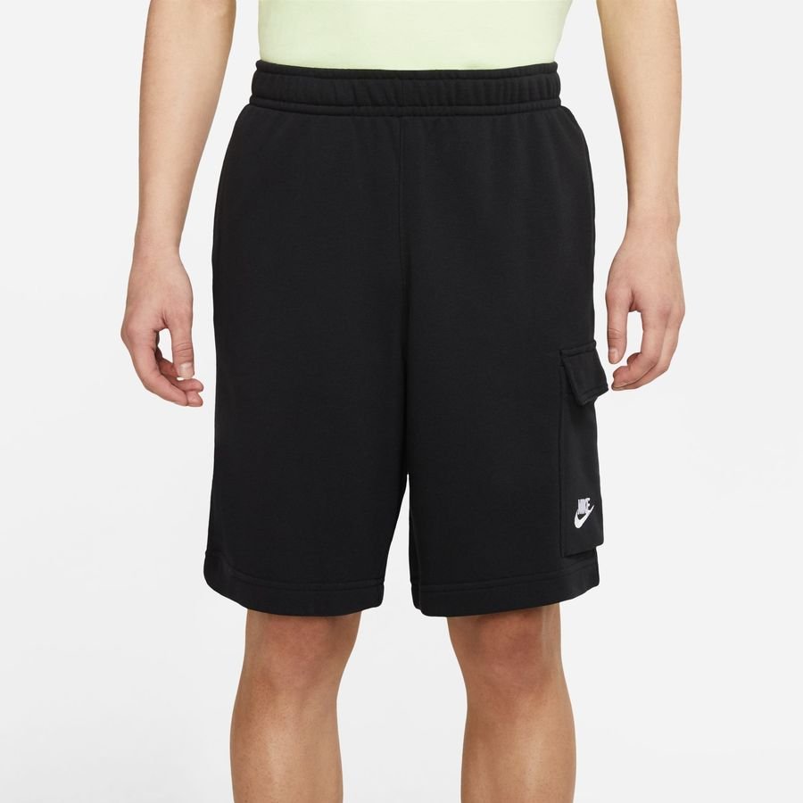 Nike Shorts Cargo NSW Club French Terry - Sort/Hvid